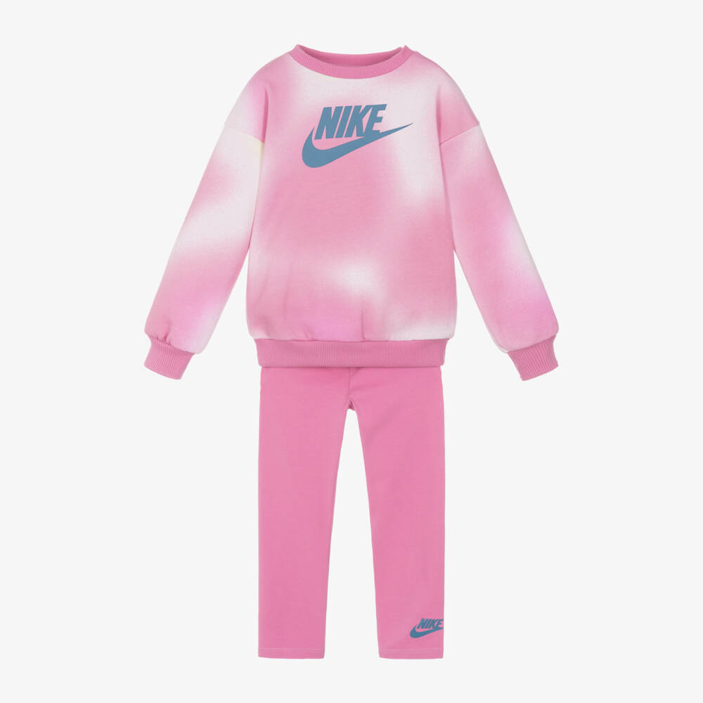 Nike-Girls Rosy Jersey Leggings Ensemble | Childrensalon Outlet