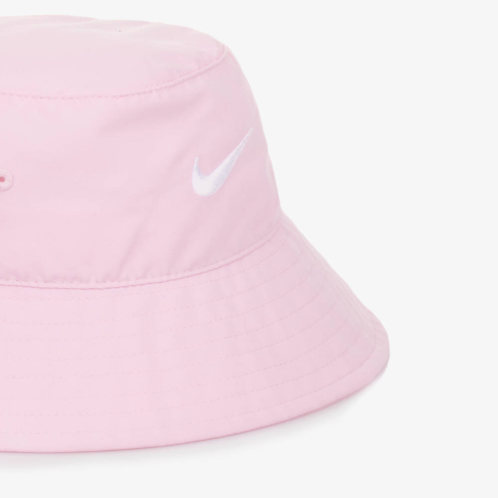 Nike-Girls' Soft Pink Logo Sun Hat | Childrensalon Outlet