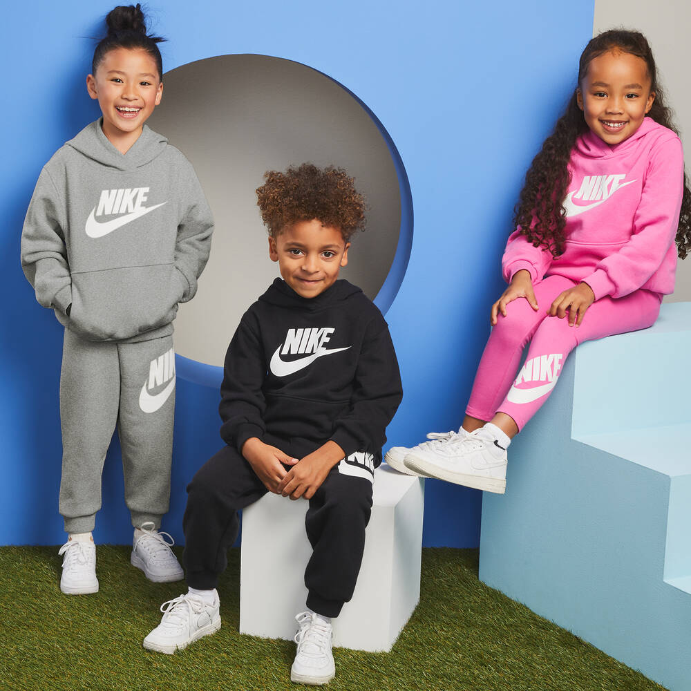 Nike grey cotton clearance tracksuit