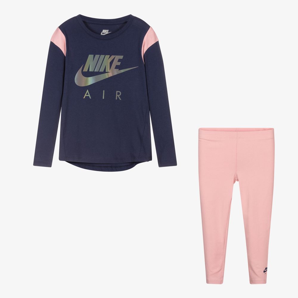 Nike leggings and shirt set clearance