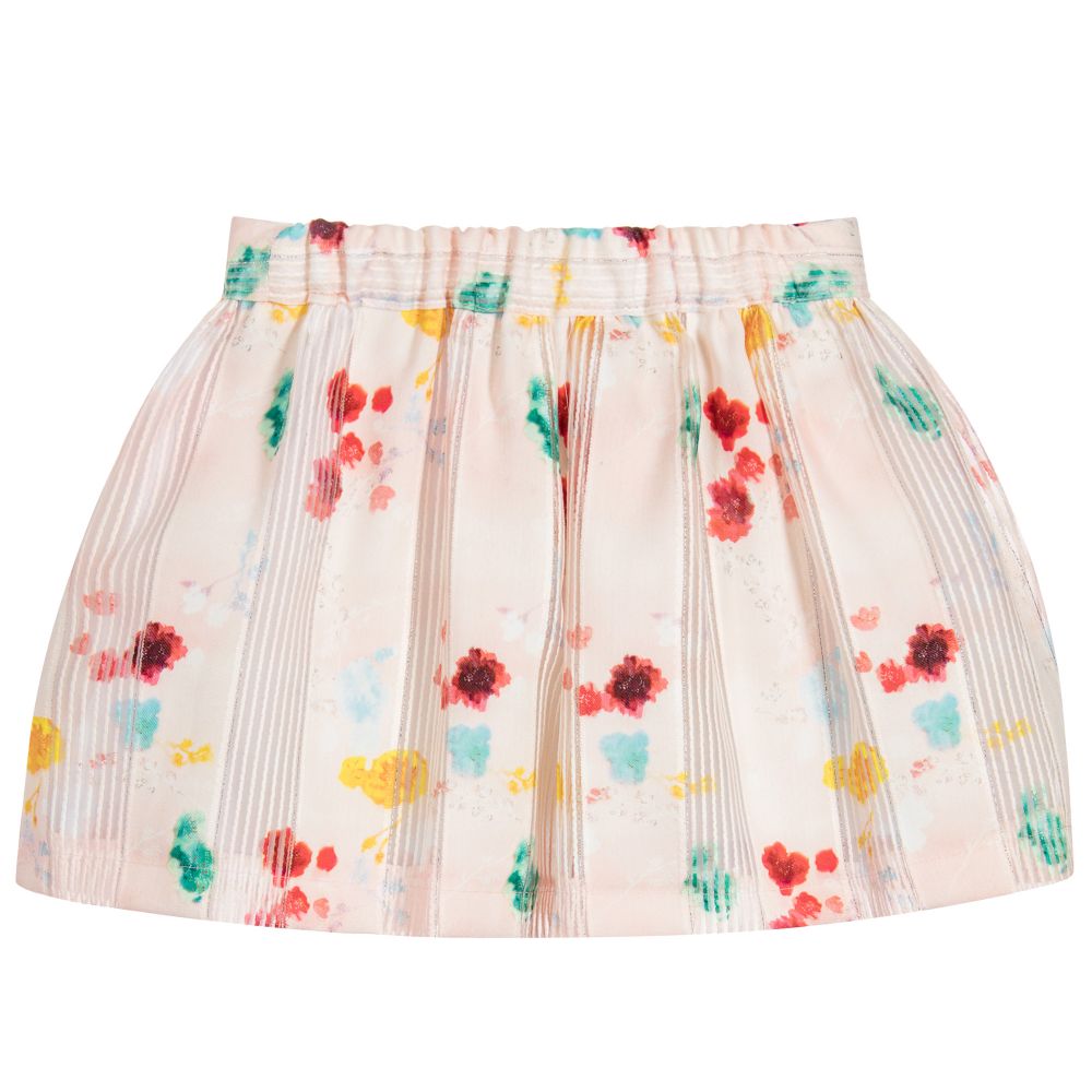 No Added Sugar-Girls Pink Floral Skirt  | Childrensalon Outlet