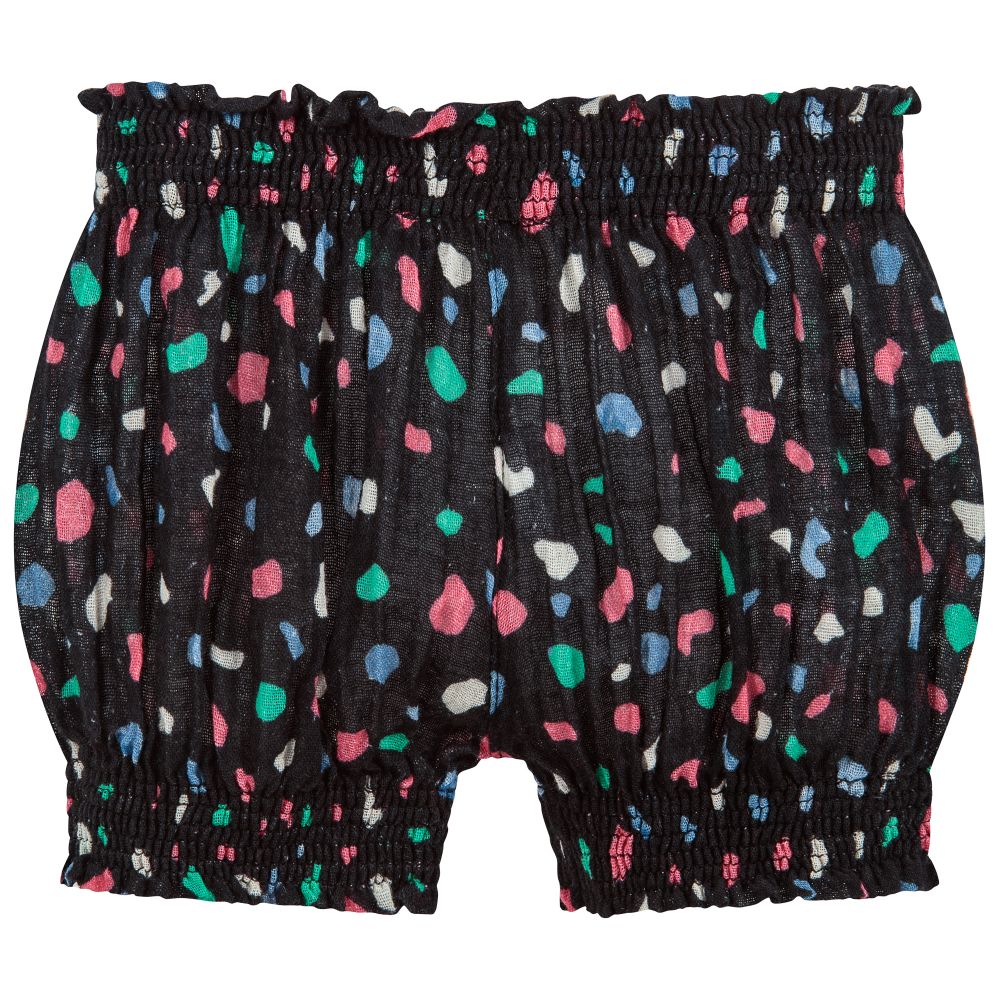 Noé & Zoë Berlin-شورت قطن لون أسود للمولودات | Childrensalon Outlet