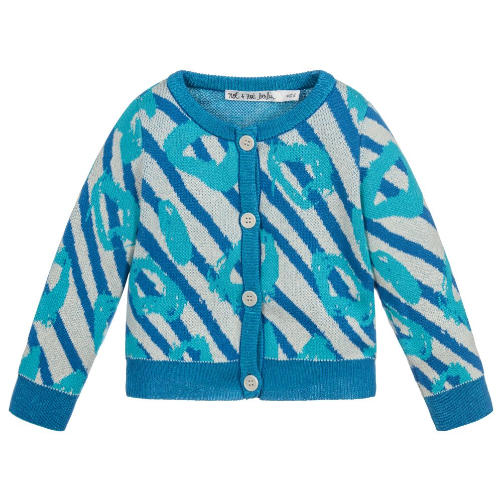 Noé & Zoë Berlin - Baby Girls Knitted Cardigan | Childrensalon