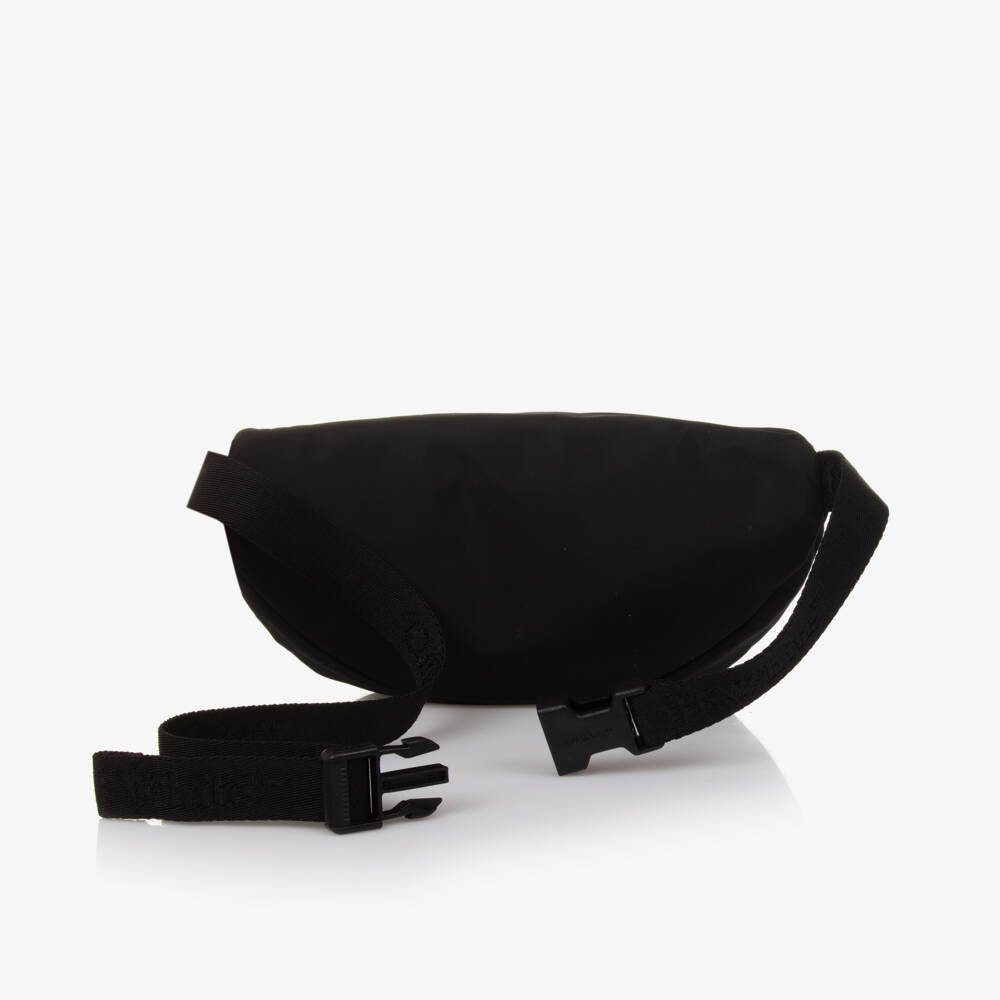 Off-White-Boys Black Logo Waist Bag | Childrensalon Outlet