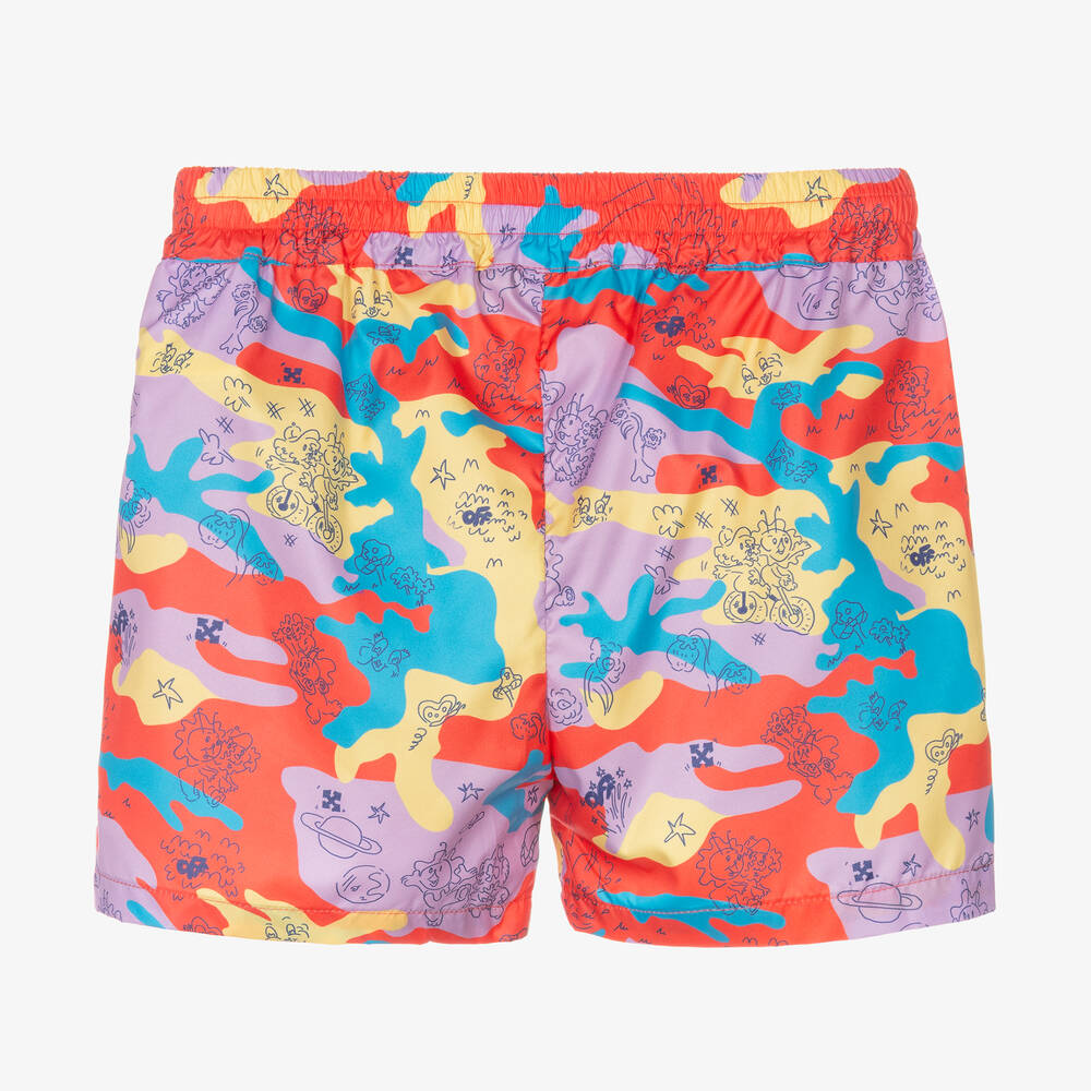 Pink off white shorts shop