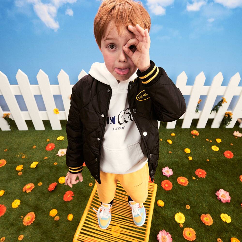 Off-White-شورتات قطنية فنية للأولاد | Childrensalon Outlet