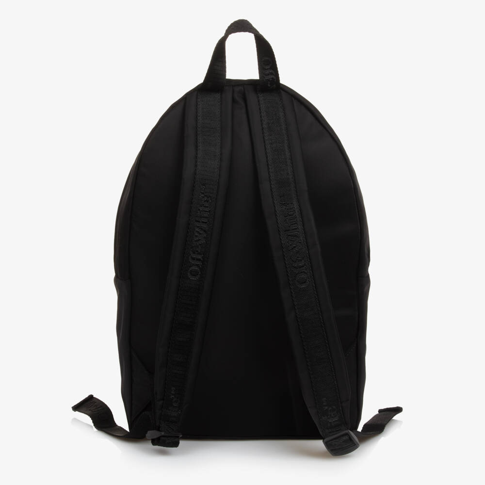 Off-White-Girls Butterfly Accent Black Backpack | Childrensalon Outlet