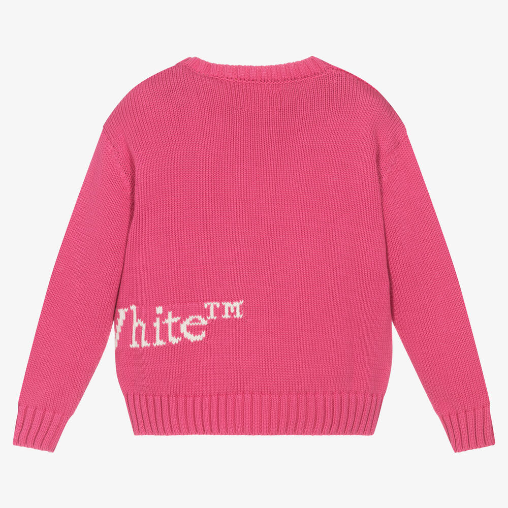 Off white pink jumper hotsell