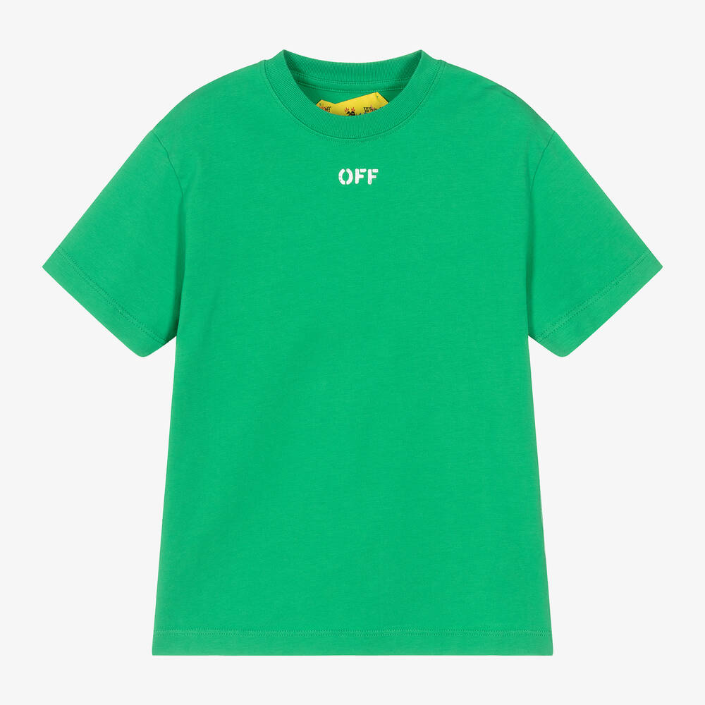 Green Cotton T Shirt