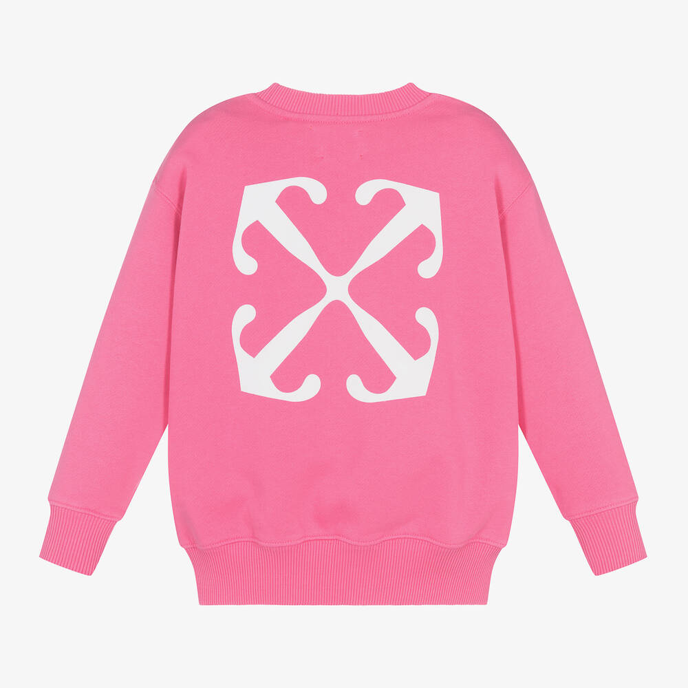 Pink off white sweater clearance