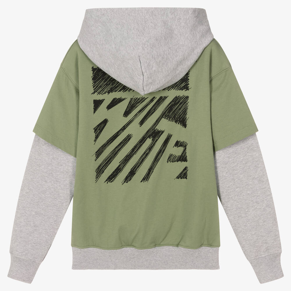 Off white hotsell hoodie boys