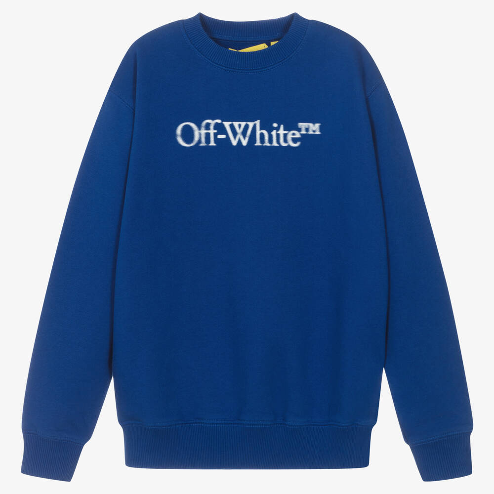 Teen Boys Royal Blue Cotton Sweatshirt