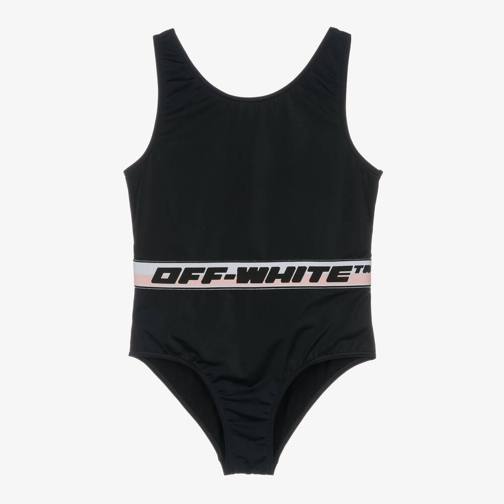 Off-White - Черный купальник для подростков | Childrensalon
