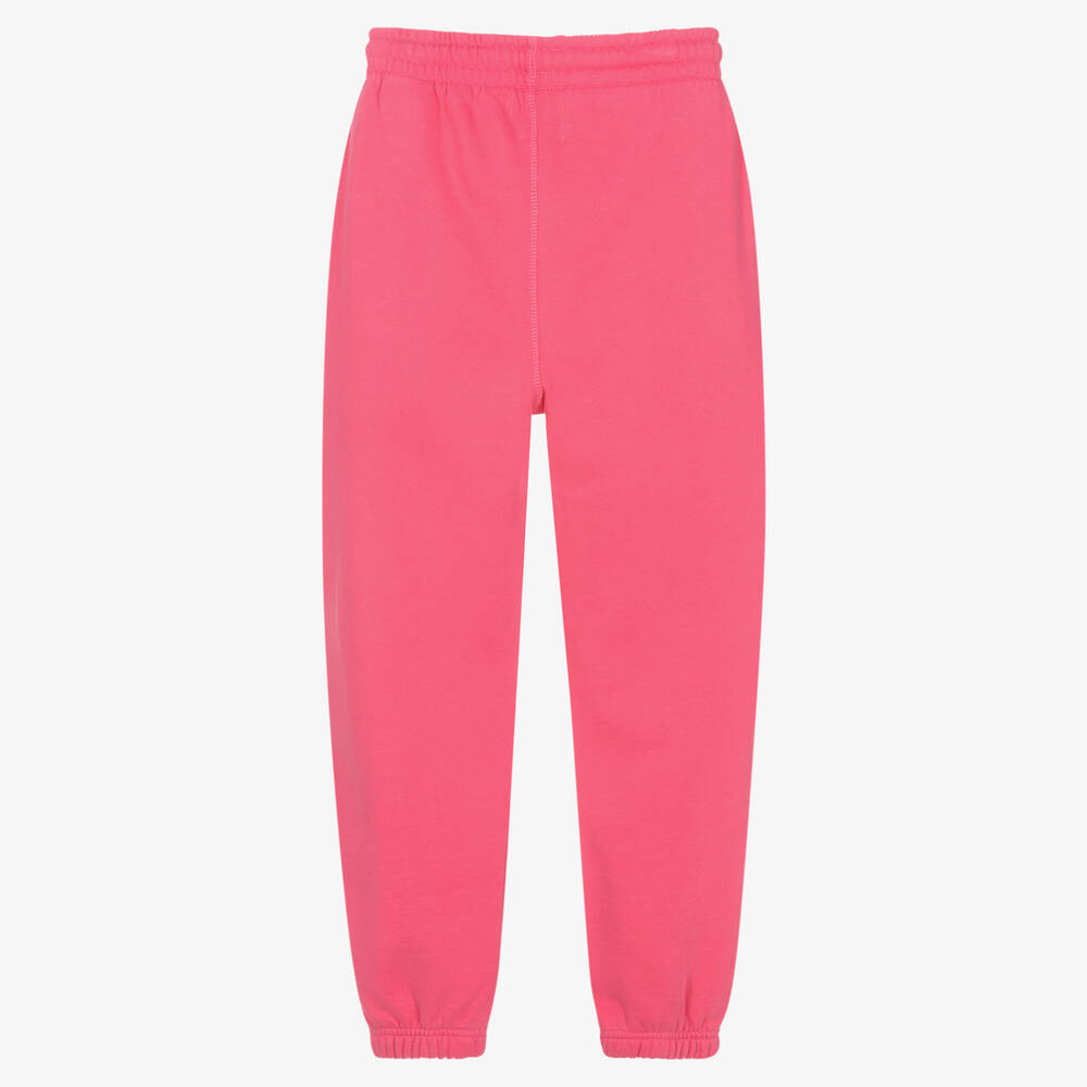 Off-White-Teen Girls Pink Cotton Joggers | Childrensalon Outlet