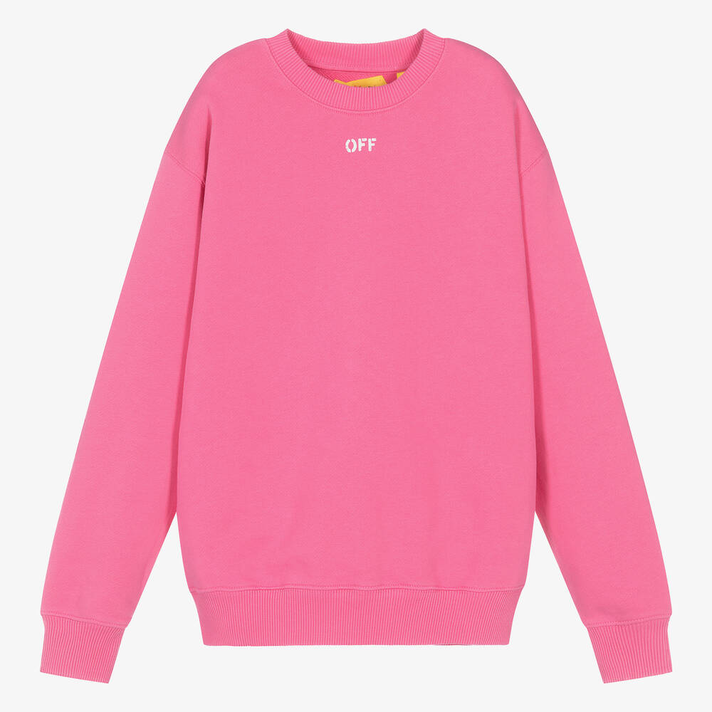 Off white felpa rosa hot sale