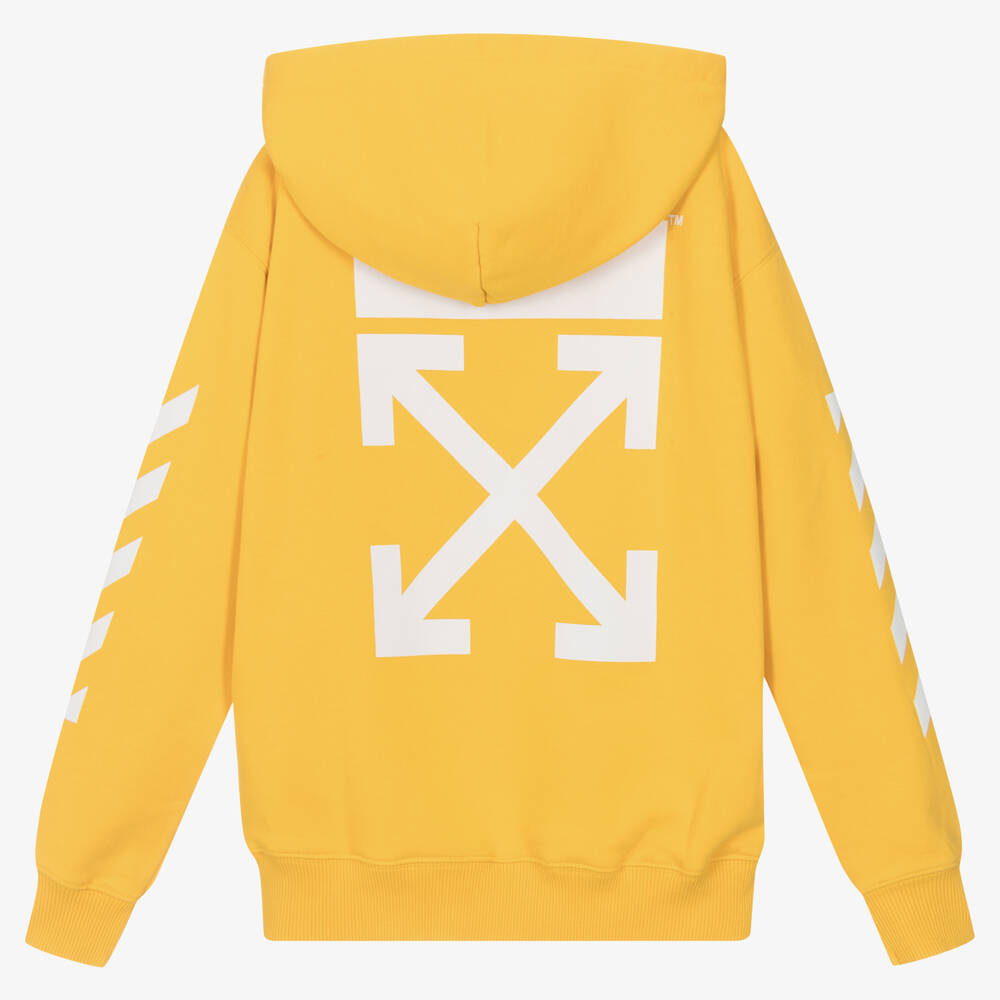 Off white yellow arrow hoodie 2025