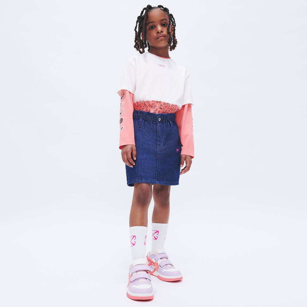 Off-White-White Cotton T-Shirt | Childrensalon Outlet
