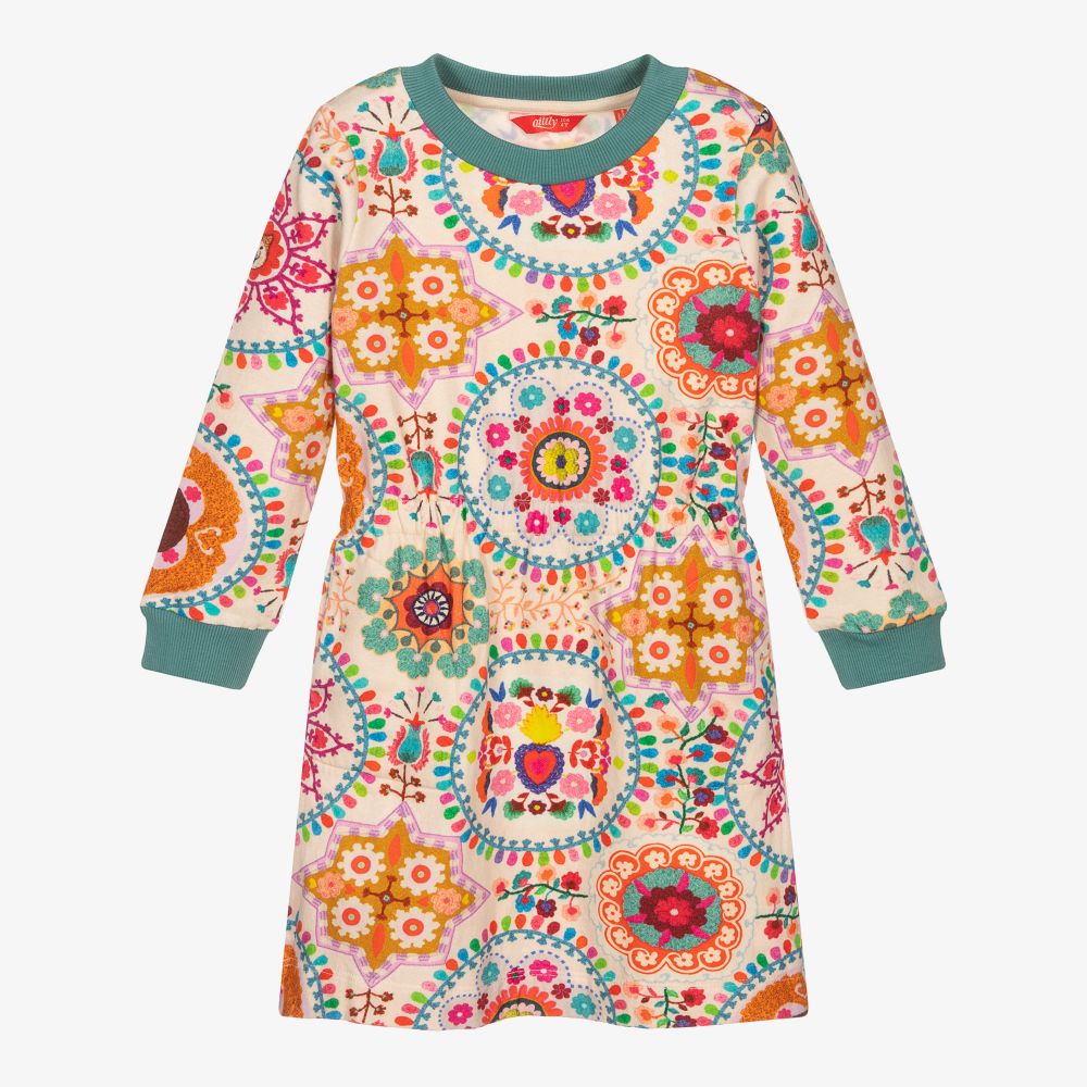 Oilily - Floral Cotton Jersey Dress | Childrensalon