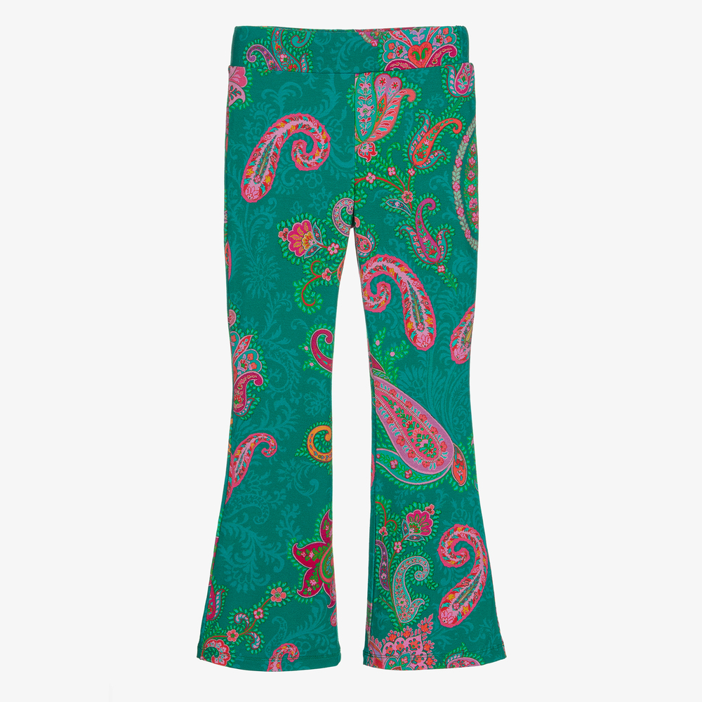 Oilily - Legging vert cachemire Fille | Childrensalon