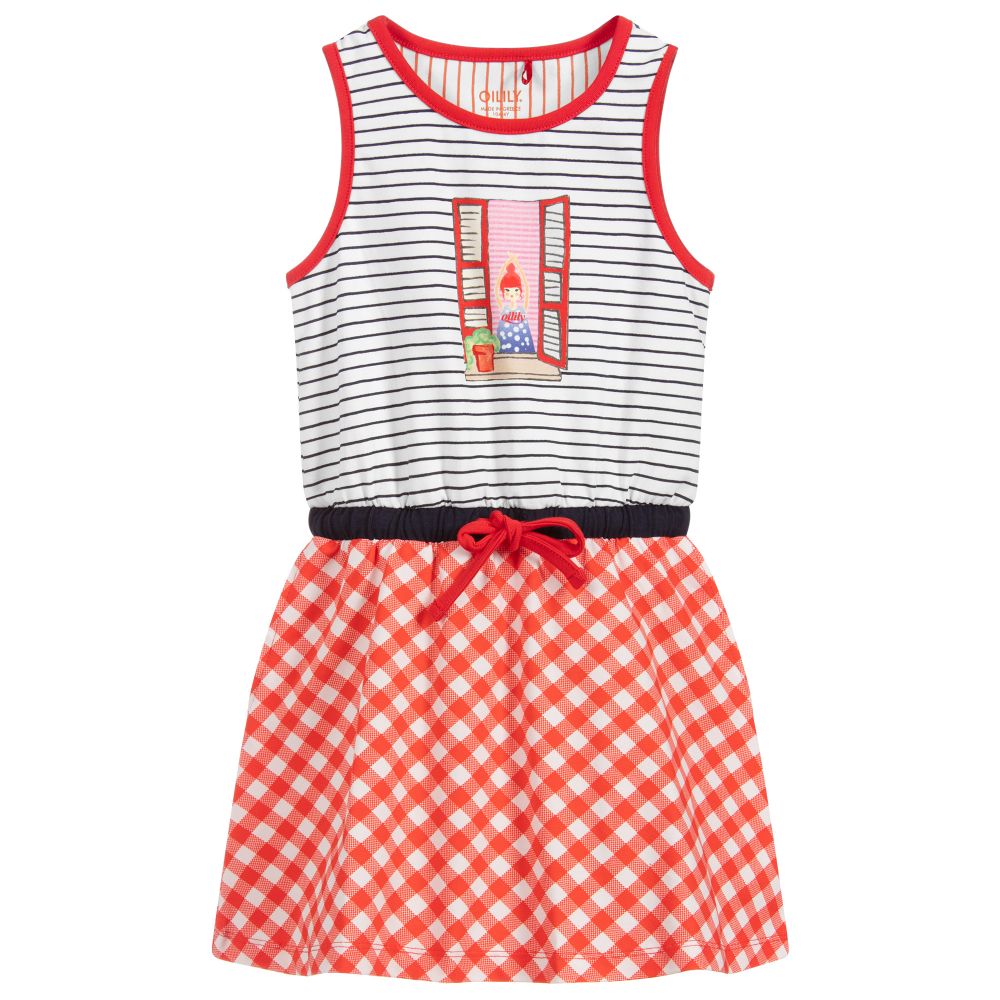 Oilily-Organic Cotton Jersey Dress | Childrensalon Outlet