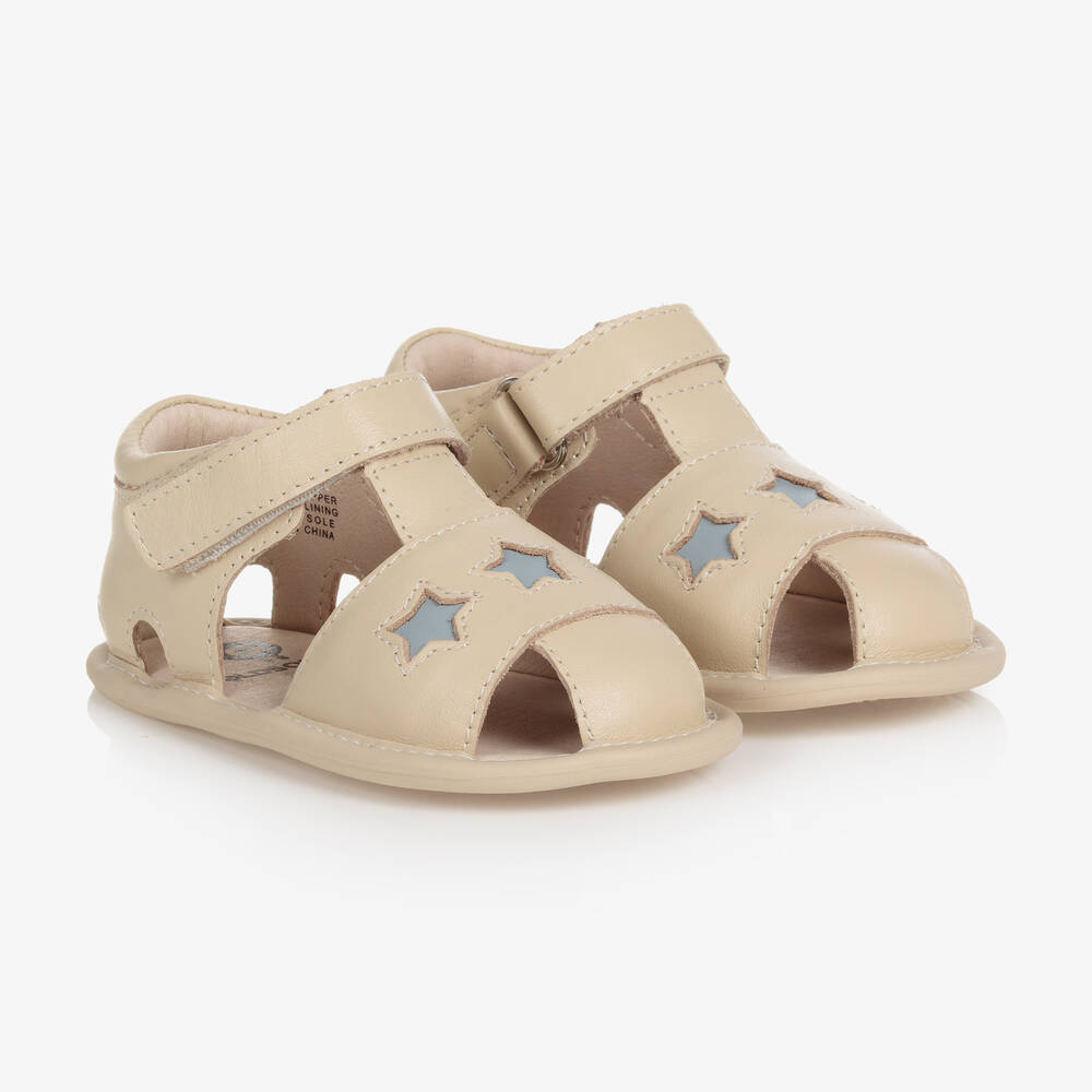 Old Soles - Baby Girls Beige First-Walker Sandals | Childrensalon