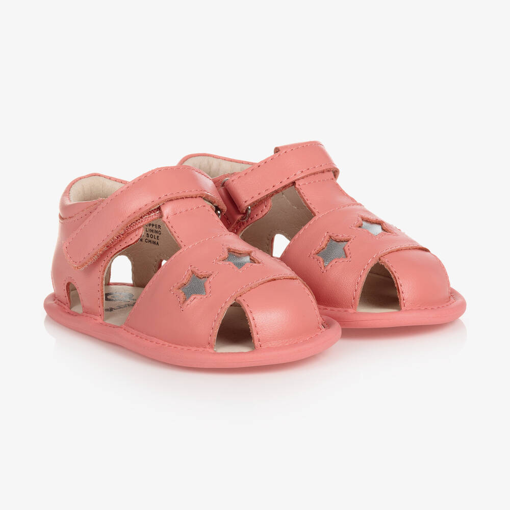 Old Soles - Baby Girls Pink First-Walker Sandals | Childrensalon