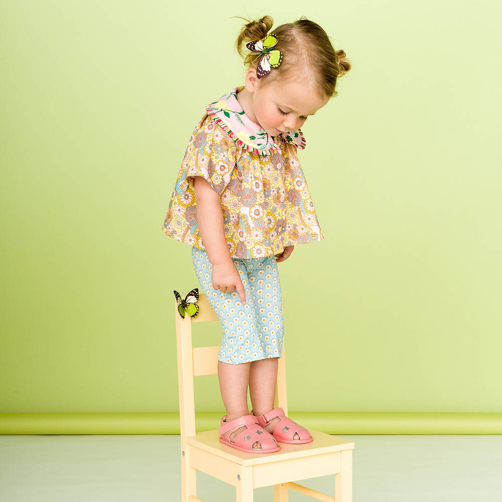 Old Soles - Baby Girls Pink First-Walker Sandals