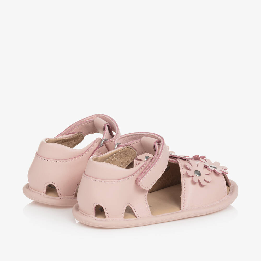 Old Soles-Baby Girls Pink Leather Sandals | Childrensalon Outlet