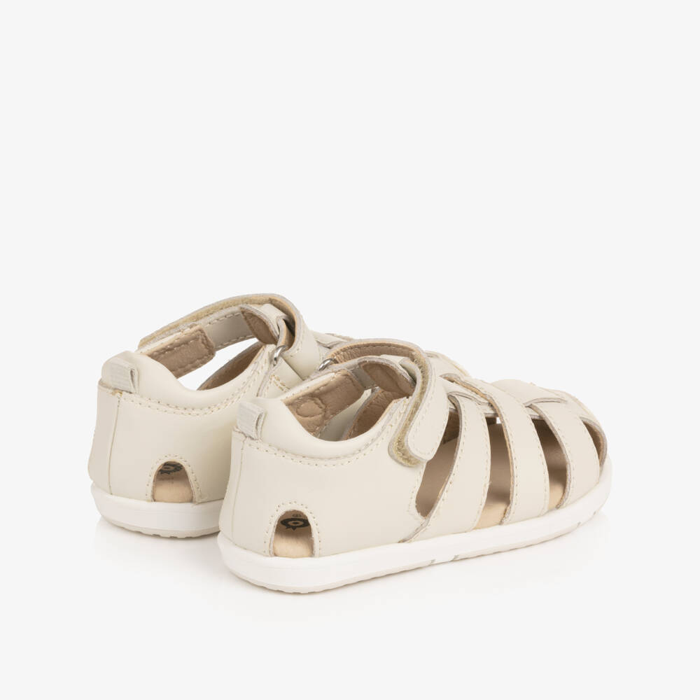 Old Soles-Beige Velcro First Walker | Childrensalon Outlet
