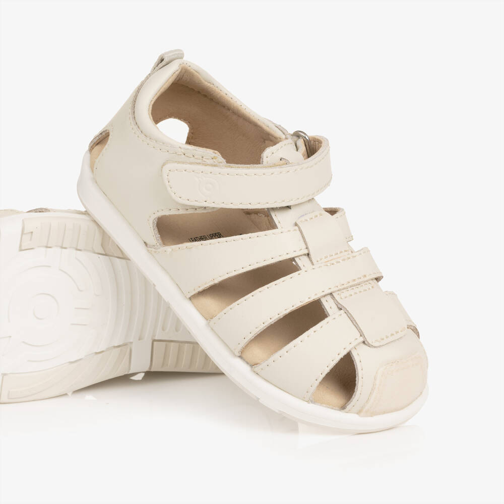 Old Soles-Beige Velcro First Walker | Childrensalon Outlet