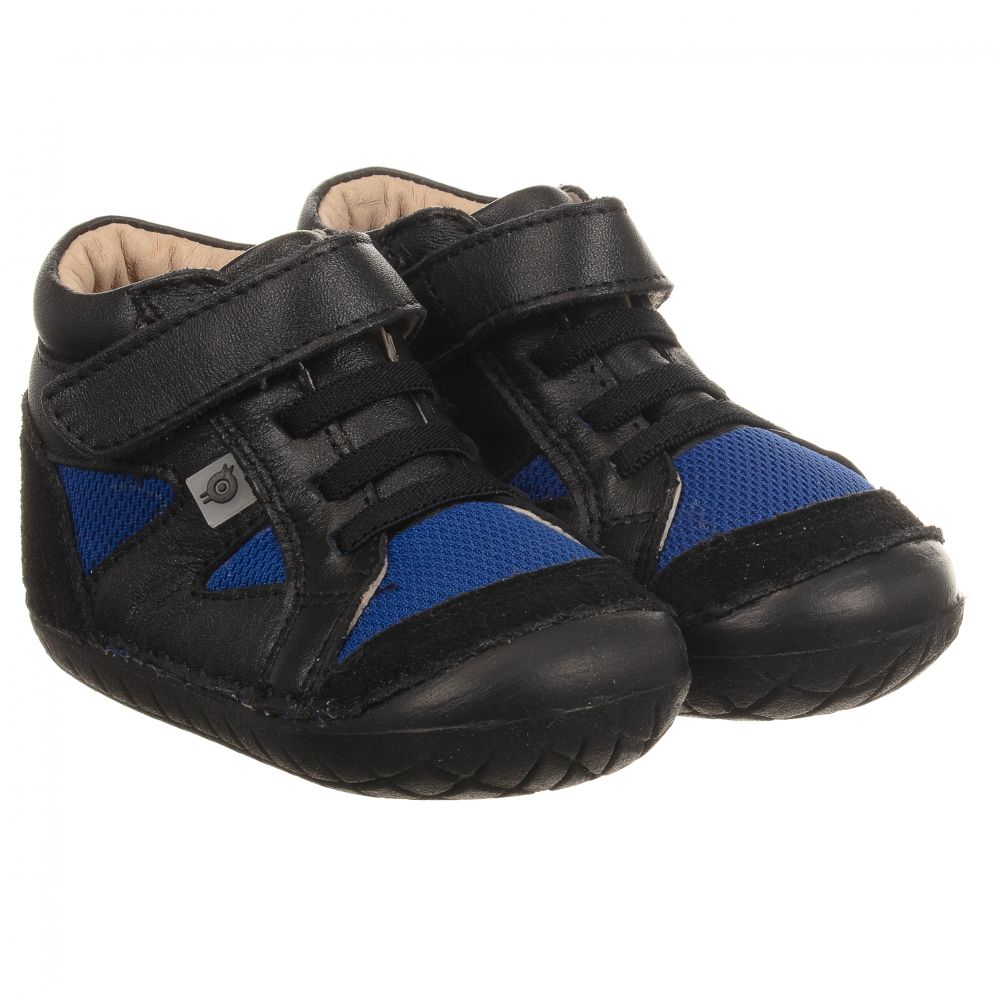 Old Soles - Black First Walker Shoes | Childrensalon