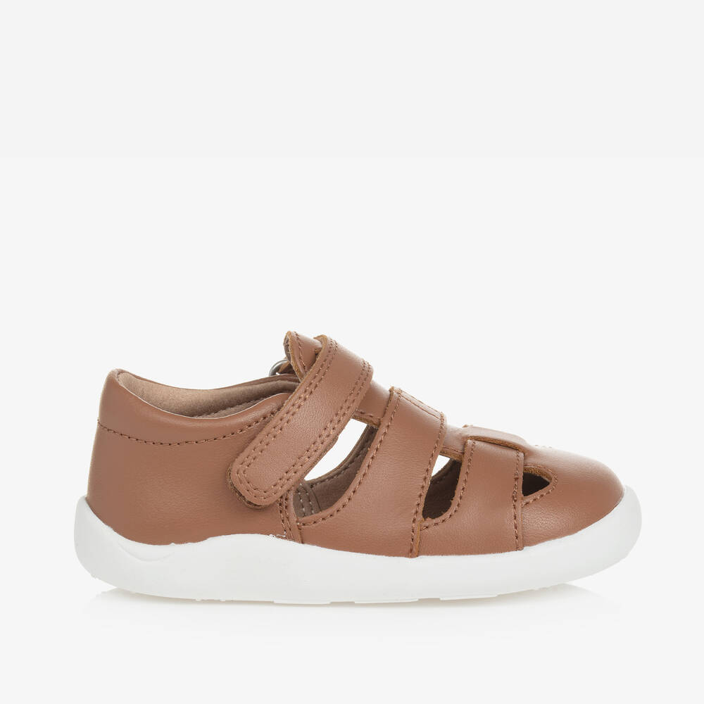 Old Soles Boys Brown Leather Shoes Childrensalon Outlet