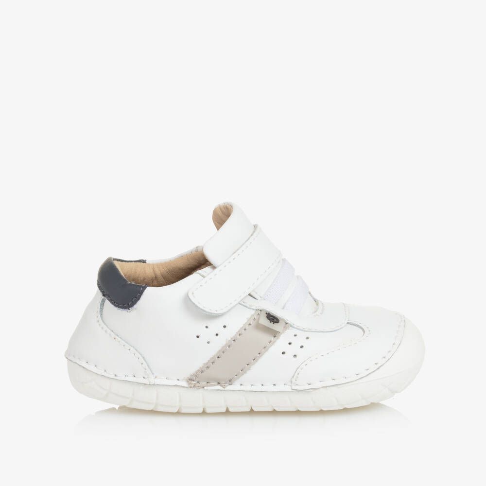 Old Soles-Boys Ivory Leather Walking Shoes | Childrensalon Outlet
