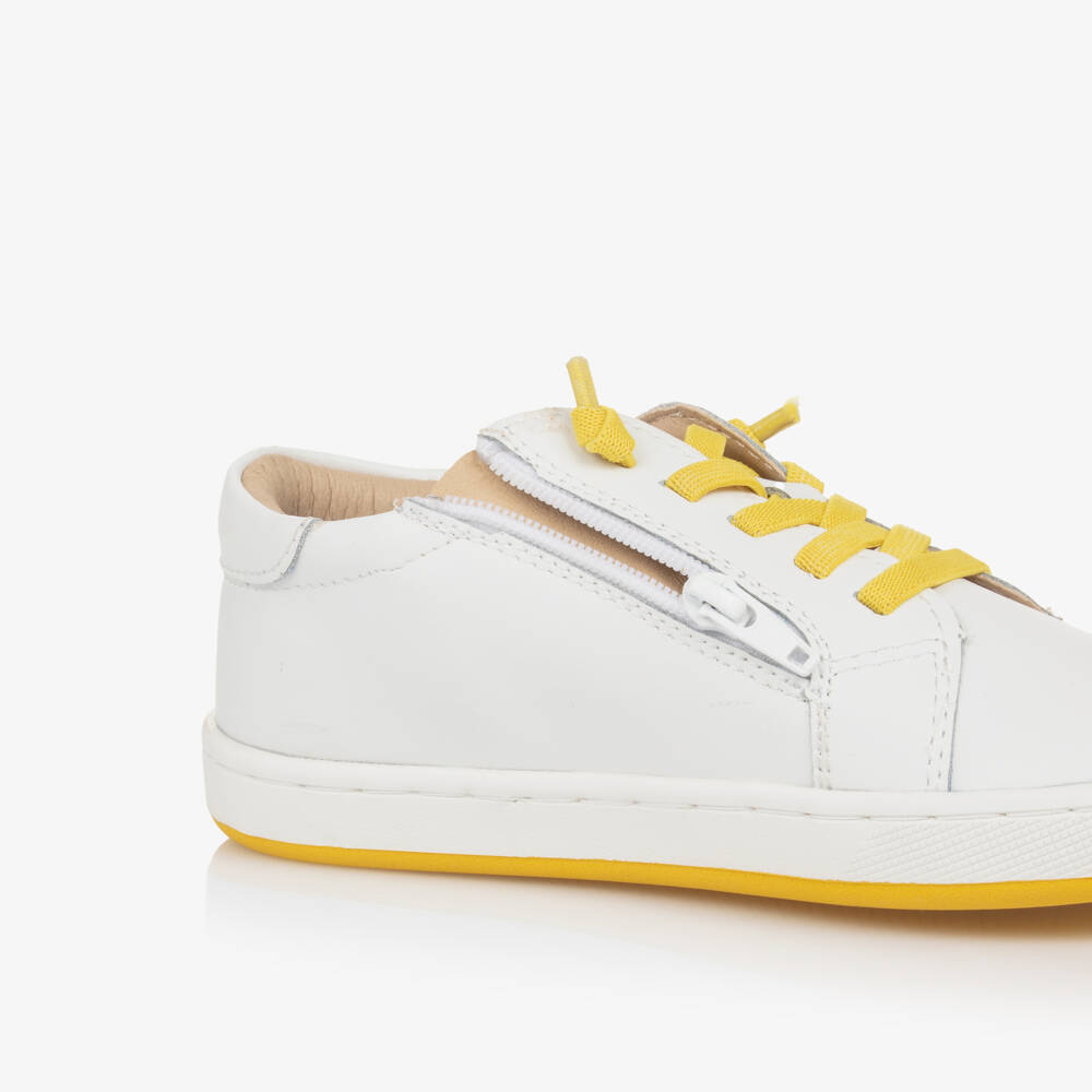 Old Soles-Boys Ivory Smiley Face Sneakers | Childrensalon Outlet