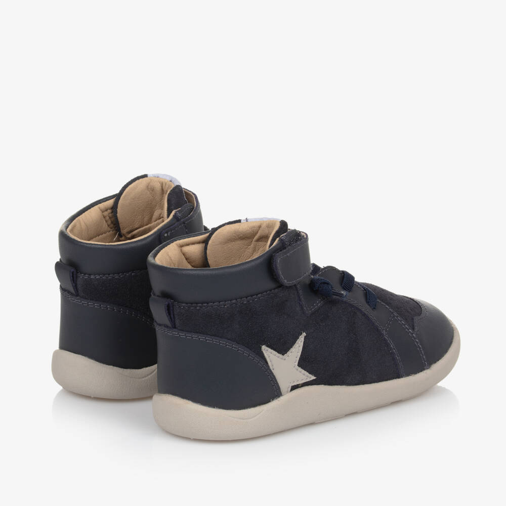 أولد سولز-حذاء رياضي بكاحل عالي جلد شامواه لون كحلي | Childrensalon Outlet