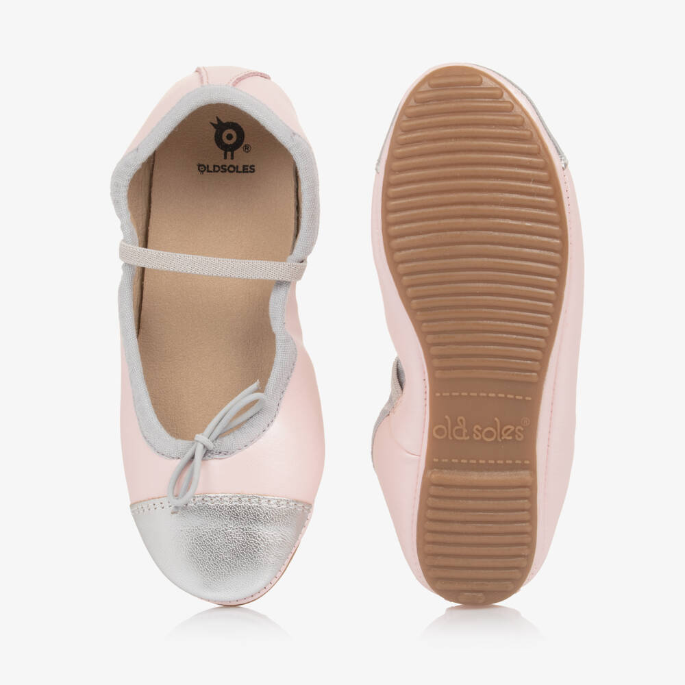 Old Soles-Elegant Pink & Silver Ballet Shoes | Childrensalon Outlet