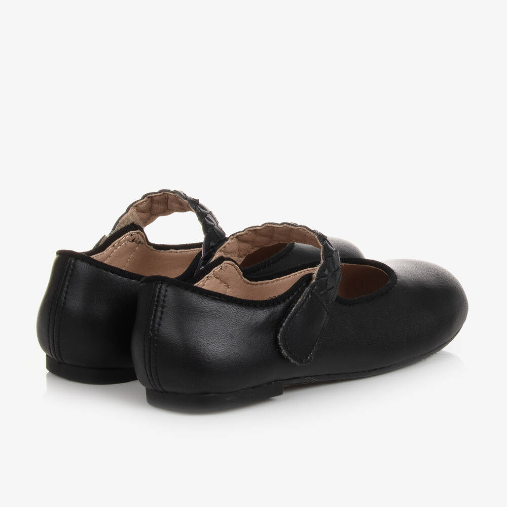 Old Soles-Черные кожаные туфли для девочек | Childrensalon Outlet