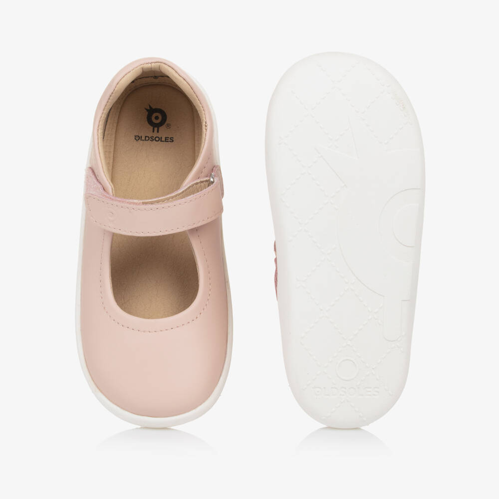 Old Soles-Girls Delightful Pink Leather Walkers | Childrensalon Outlet