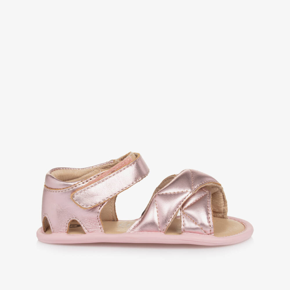 Old Soles-Блестящие розовые сандалии для малышей девочек | Childrensalon Outlet