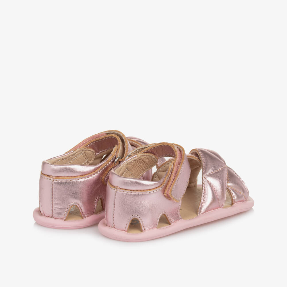 Old Soles-Блестящие розовые сандалии для малышей девочек | Childrensalon Outlet