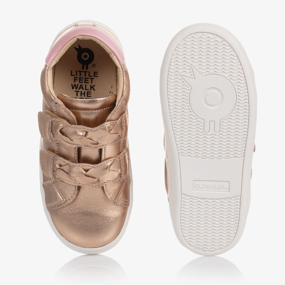 Rose gold trainers girls best sale