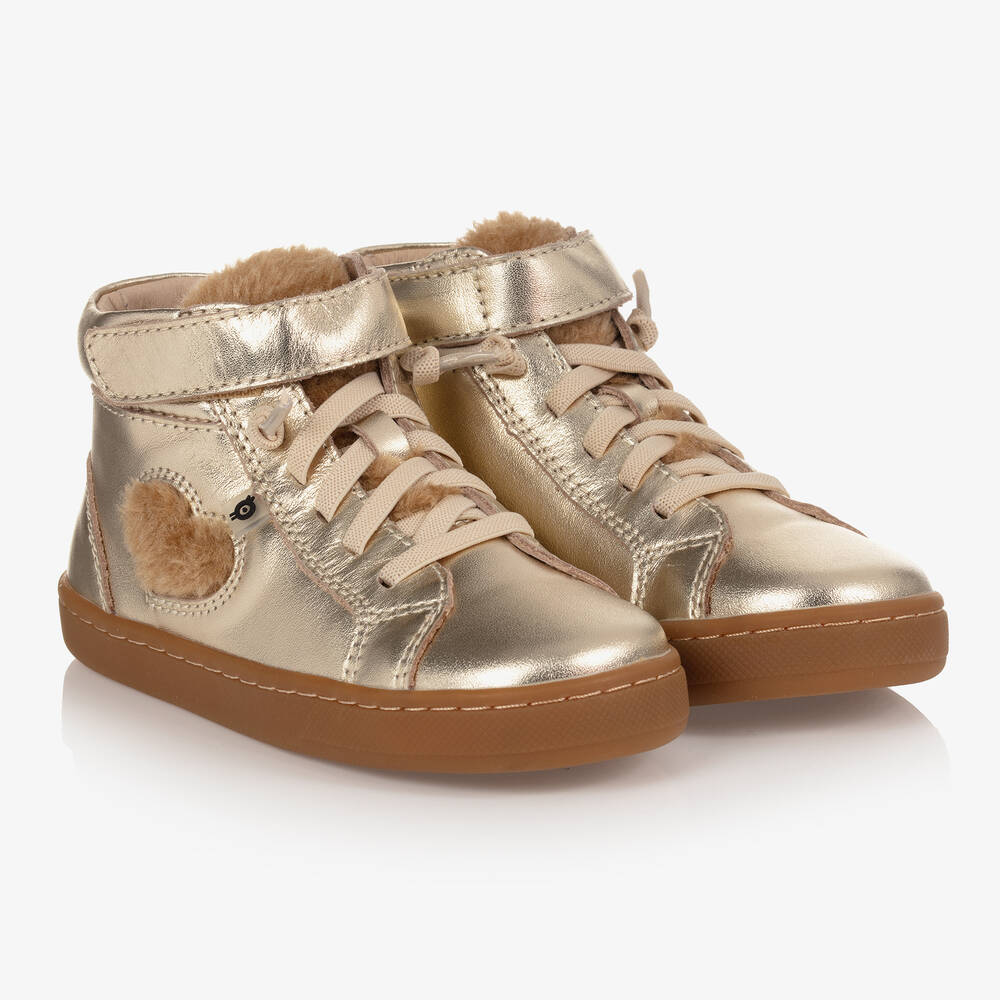 Old Soles - Goldfarbene Leder-Sneakers (M) | Childrensalon