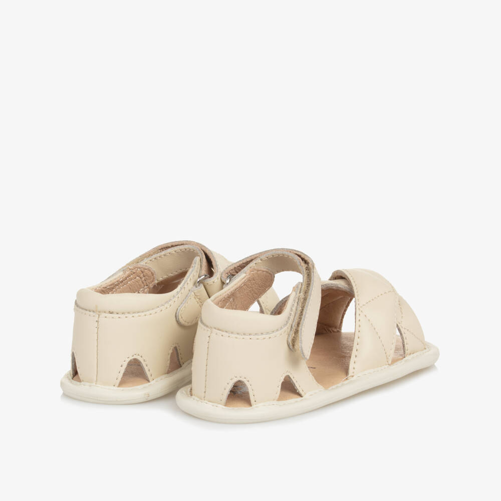 Old Soles-Girls Ivory Leather First Steps | Childrensalon Outlet