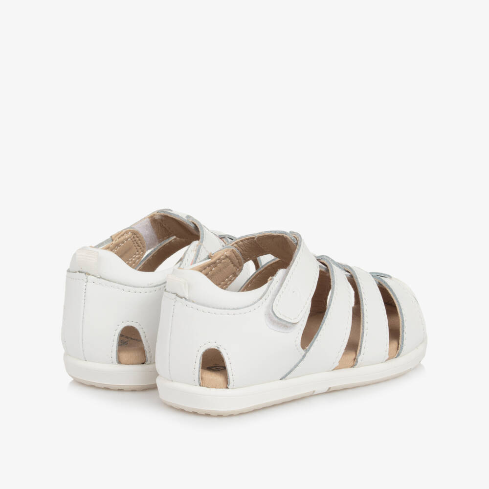 Old Soles-Girls Ivory Leather First Steps Sandals | Childrensalon Outlet