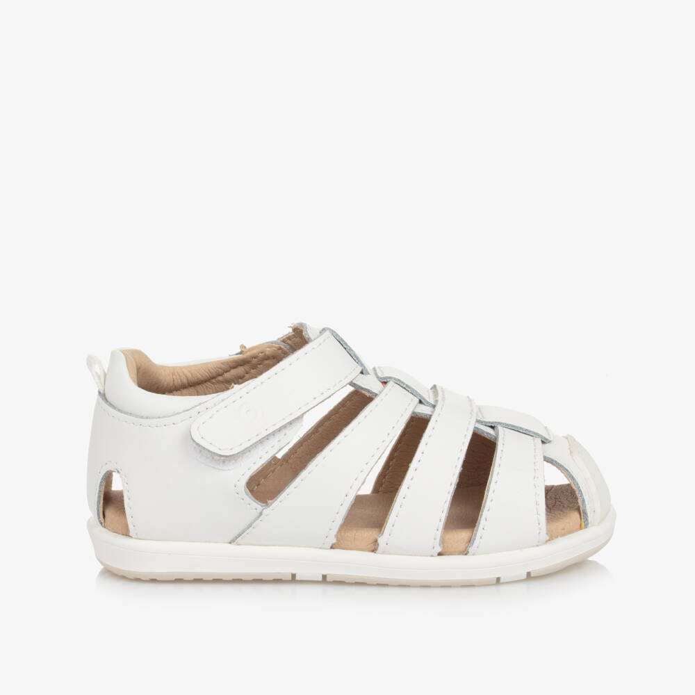 Old Soles-Girls Ivory Leather First Steps Sandals | Childrensalon Outlet