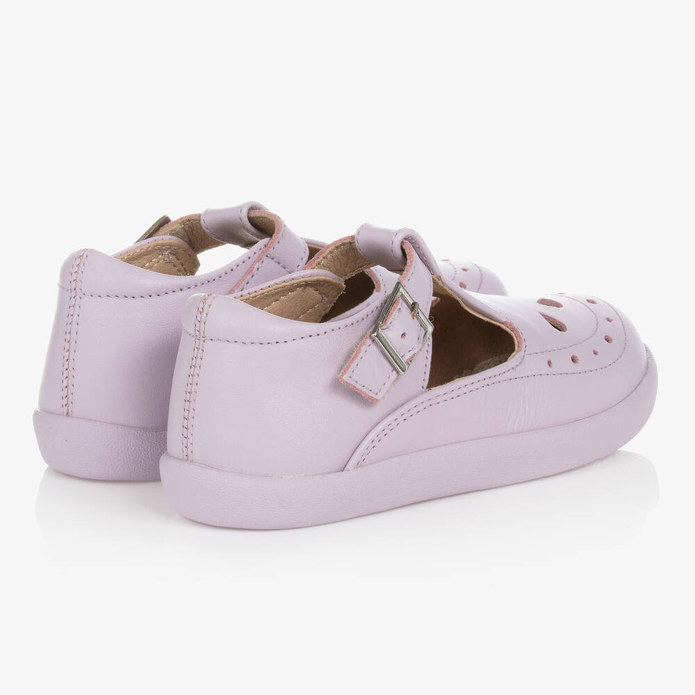 Old Soles-Сиреневые кожаные туфли с Т-образным ремешком | Childrensalon Outlet