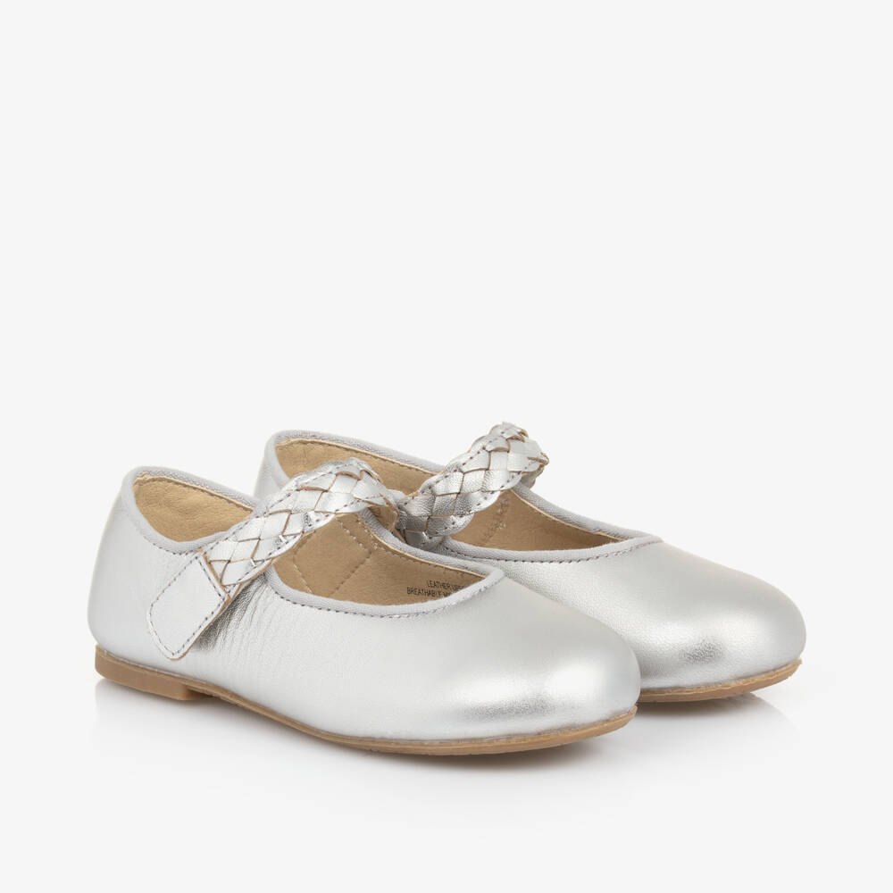 Old Soles-Girls Metallic Leather Ballerinas | Childrensalon Outlet