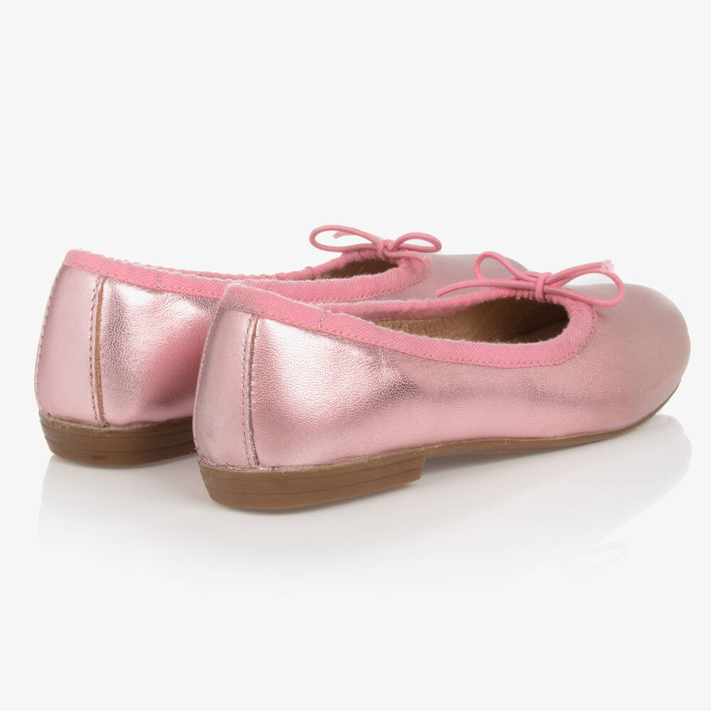 Girls pink ballet best sale flats