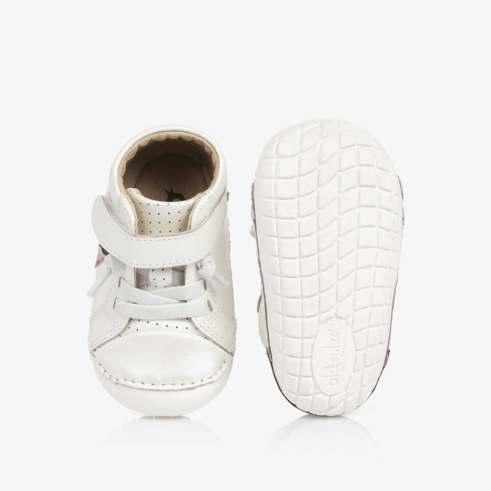 Old Soles-Girls Pearl Leather Walking Shoes | Childrensalon Outlet
