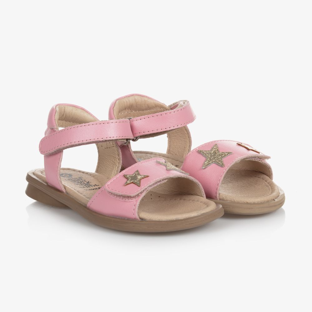 Old Soles - Розовые кожаные сандалии для девочек | Childrensalon